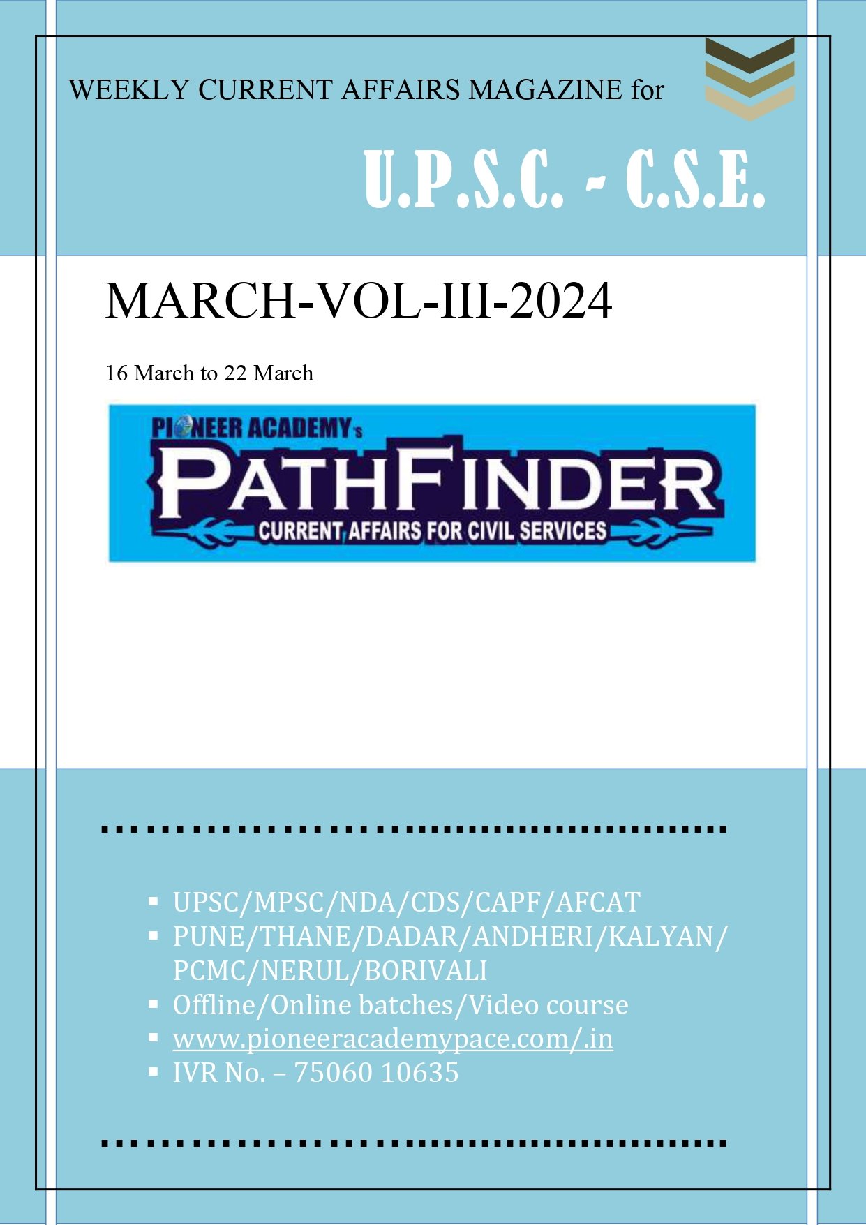 MARCH-VOL III- 2024
